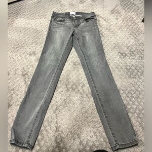 Caslon skinny gray jeans. Size 26.